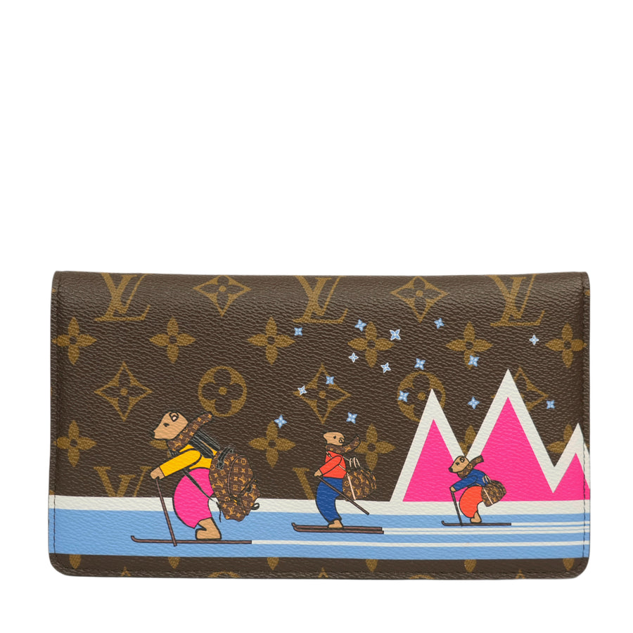 LOUIS VUITTON Monogram Pochette Weekend Long Wallet / Shoulder Bag 2-Way M63857