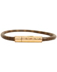 LOUIS VUITTON Monogram LV Confidential Bracelet M6334F