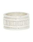 Tiffany & Co. Sterling Silver 925 Atlas 1995 Ring