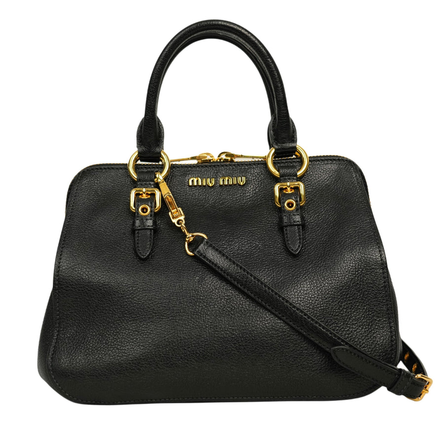 Archive miu miu 2way lether shoulder bag Y2K miu miu ハンドバッグ