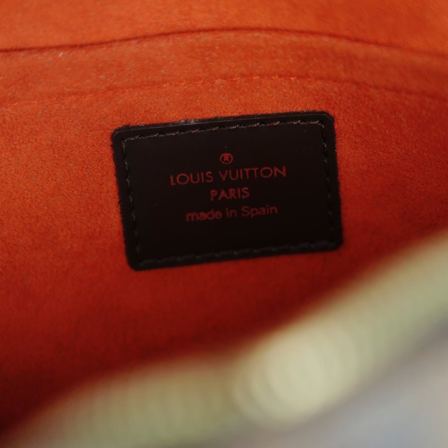 LOUIS VUITTON Damier Saria Mini Canvas Handbag