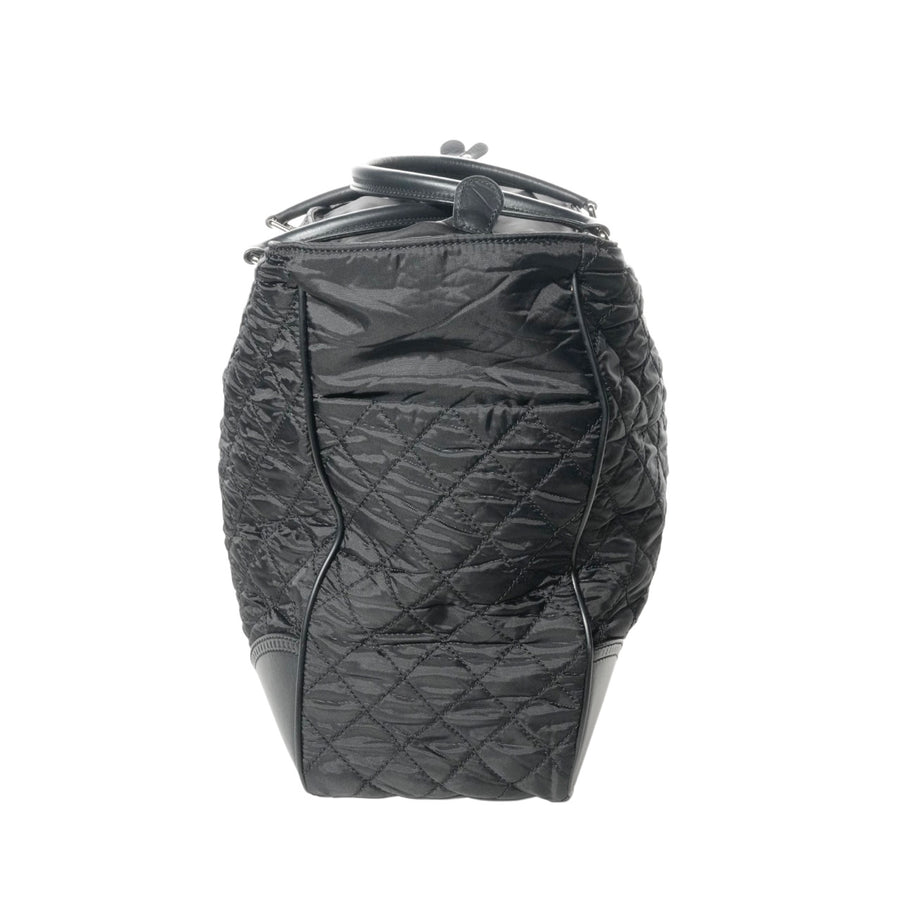 CHANEL 2005–2006 Paris-New York Boston Bag Nylon Handbag / Travel Bag