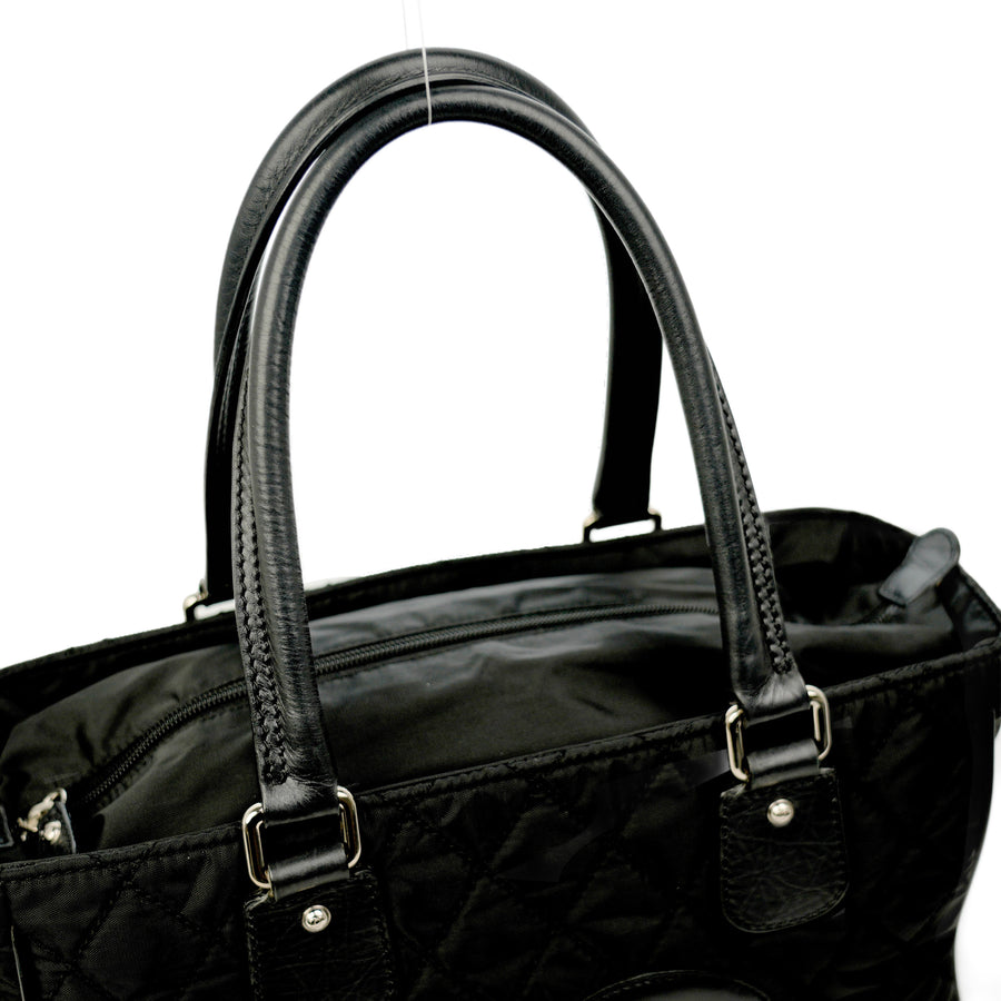 CHANEL 2008-2009 Nylon Paris-New York Tote Bag/Shoulder Bag