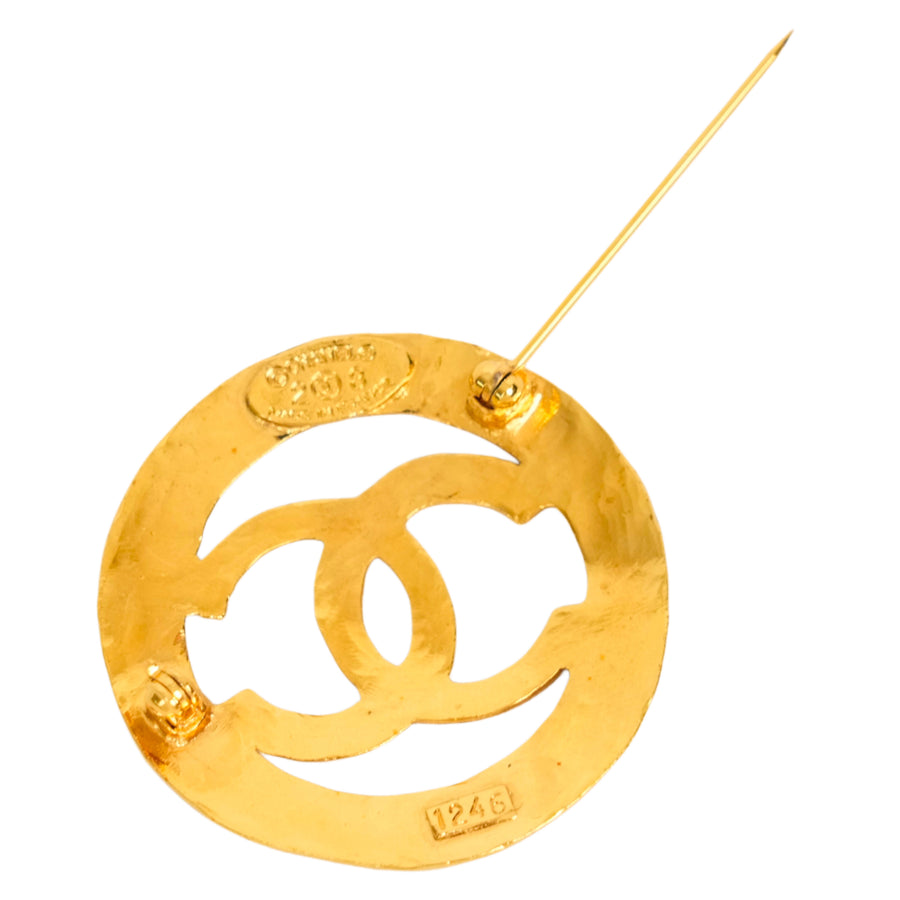 CHANEL 1246 Coco Mark Brooch