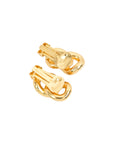 CHRISTIAN DIOR CD Logo Earrings