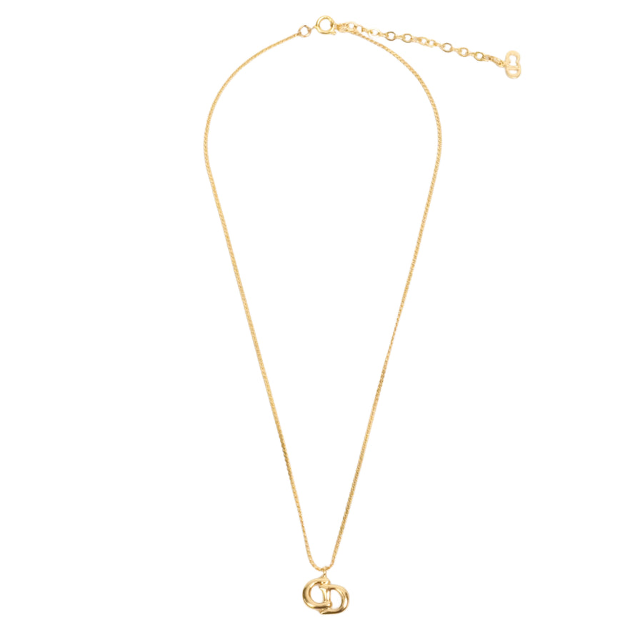 CHRISTIAN DIOR CD Logo Necklace