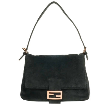 FENDI Corduroy Mamma Baguette Shoulder Bag