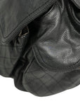 CHANEL 2009-2010 Matelasse Caviar Skin Coco Mark Handbag/Shoulder Bag