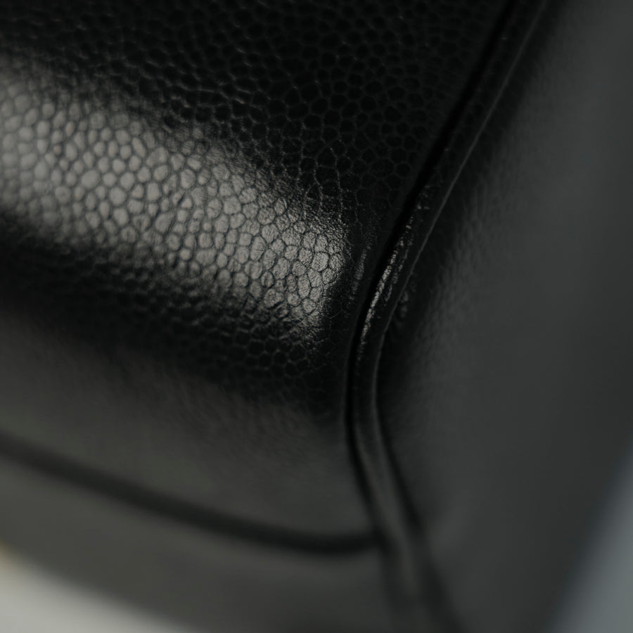 CHANEL 1996–1997 Caviar Leather Vanity Handbag