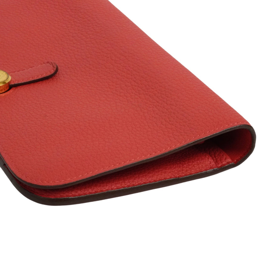 HERMES Dogon GM Taurillon Clemence Wallet