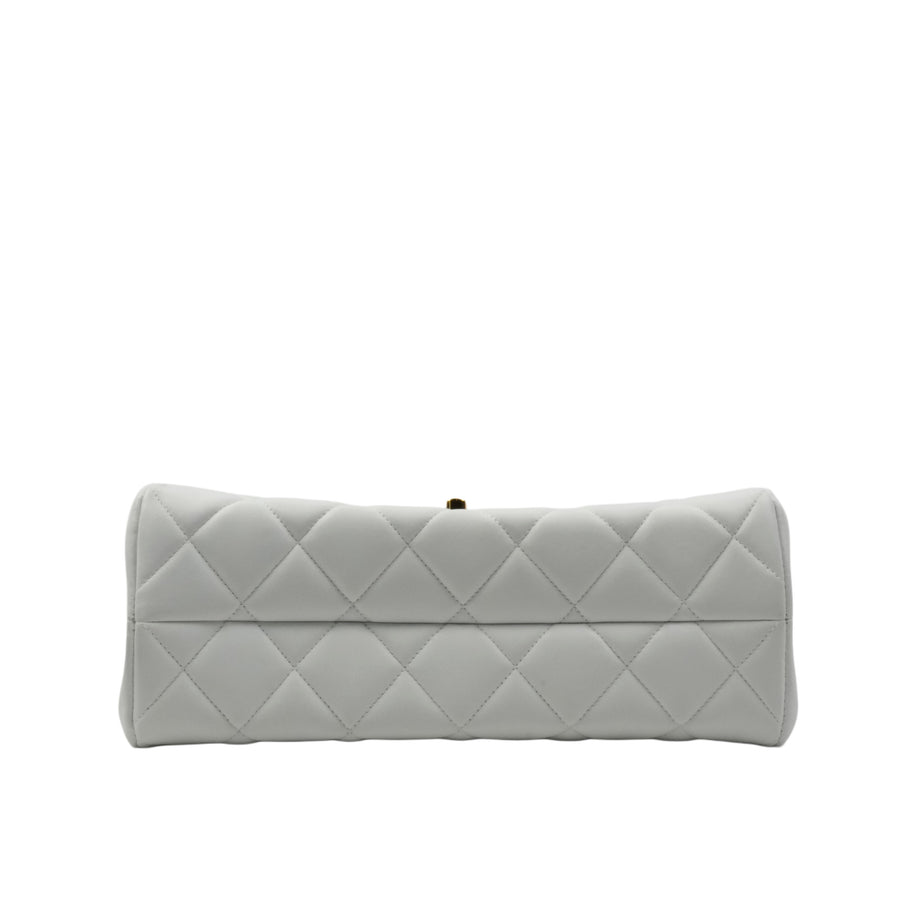 CHANEL 1994-1996 Matelassé Chain V-Flap Lambskin Shoulder Bag