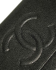 CHANEL Coco Mark Caviar Skin Shoulder Bag