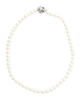 TASAKI set SV/K14WG (Main stone: Necklace 6.9-7.3mm/Earring 7.5mm) 37g Necklace