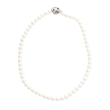 TASAKI set SV/K14WG (Main stone: Necklace 6.9-7.3mm/Earring 7.5mm) 37g Necklace