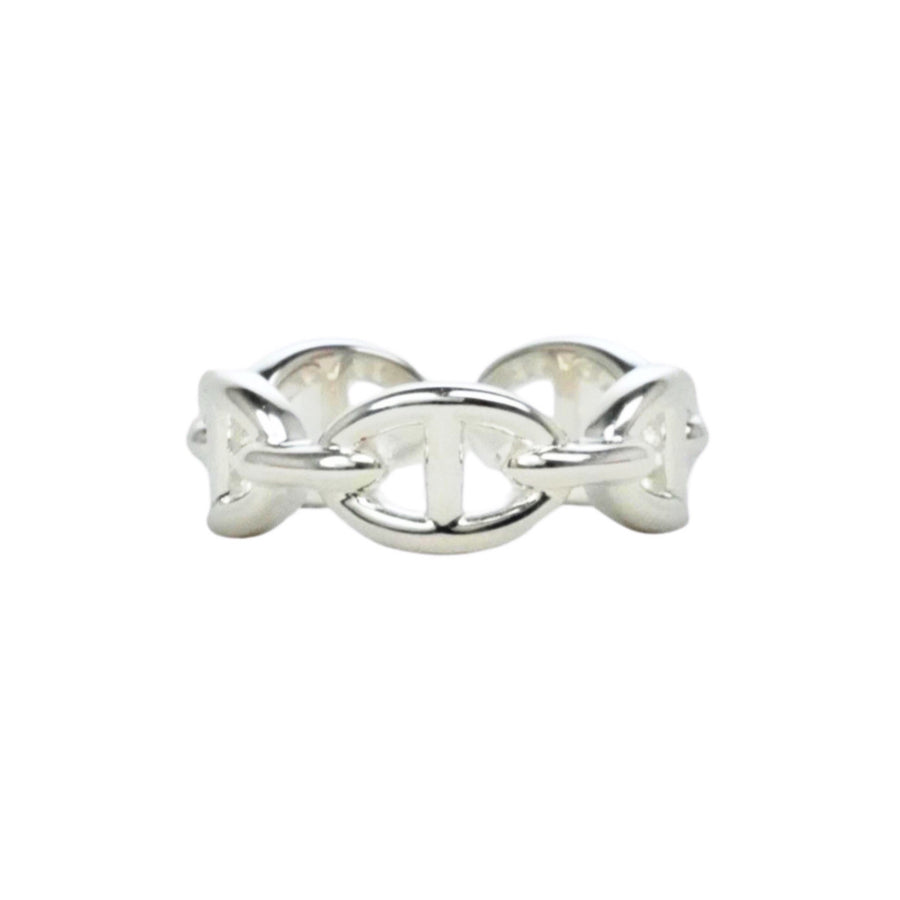 HERMES Ag925 Chaine d'Ancre Anchored Ring