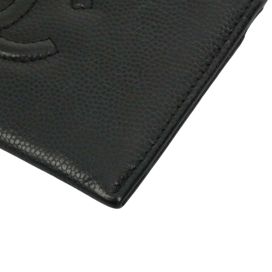 CHANEL Cocomark Caviar Skin Card Case