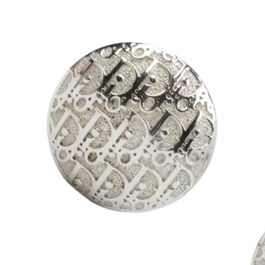 CHRISTIAN DIOR Trotter Logo Plate Earring
