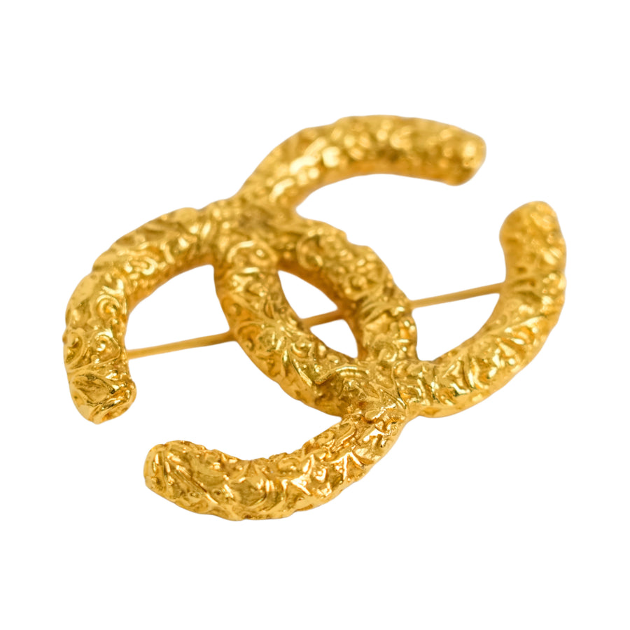 CHANEL Coco Mark Lava Brooch