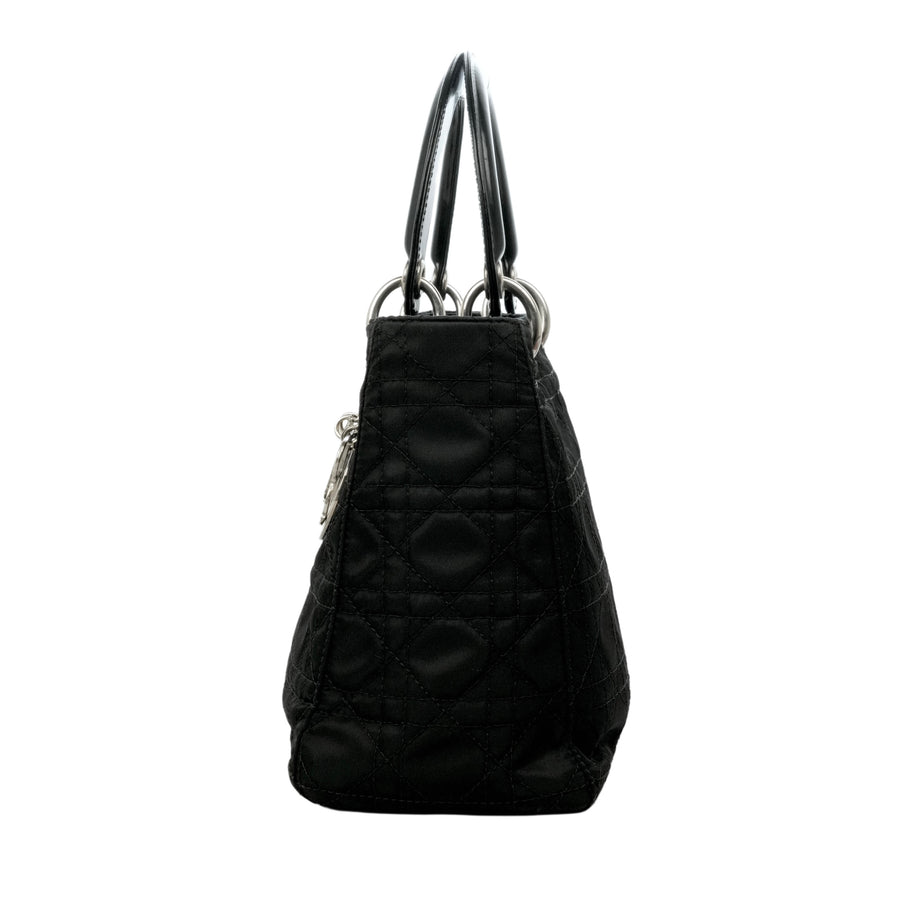CHRISTIAN DIOR Lady Dior Medium Handbag/Shoulder Bag 2-Way