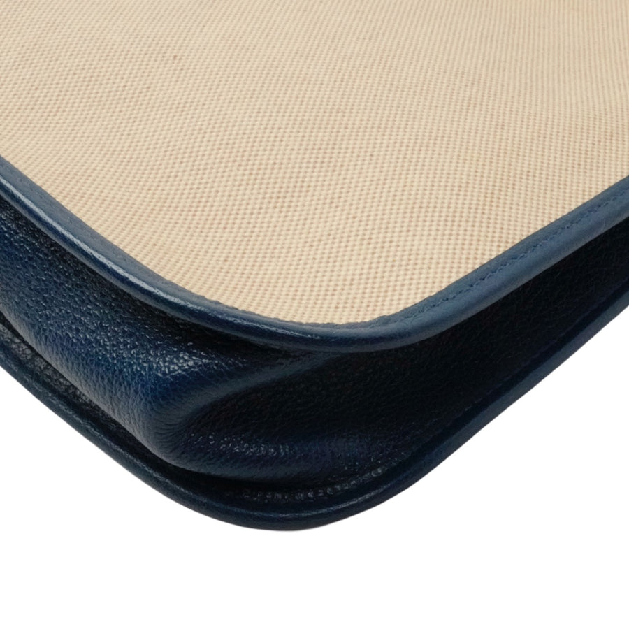 HERMES Vespa PM Canvas Shoulder Bag