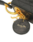 CHRISTIAN DIOR Lady Dior Lambskin Shoulder Bag