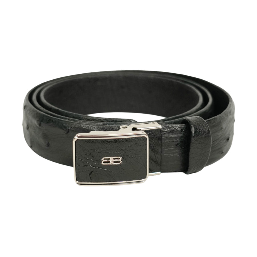 BALENCIAGA Ostrich Leather Belt