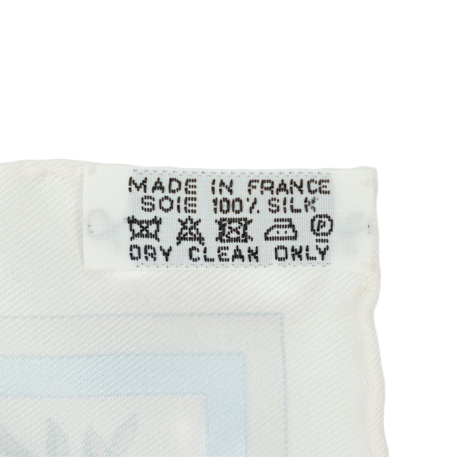 HERMES Silk Carré45 Della Garalleria Scarf