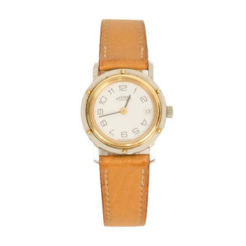 Hermes Clipper Leather Belt Watch
