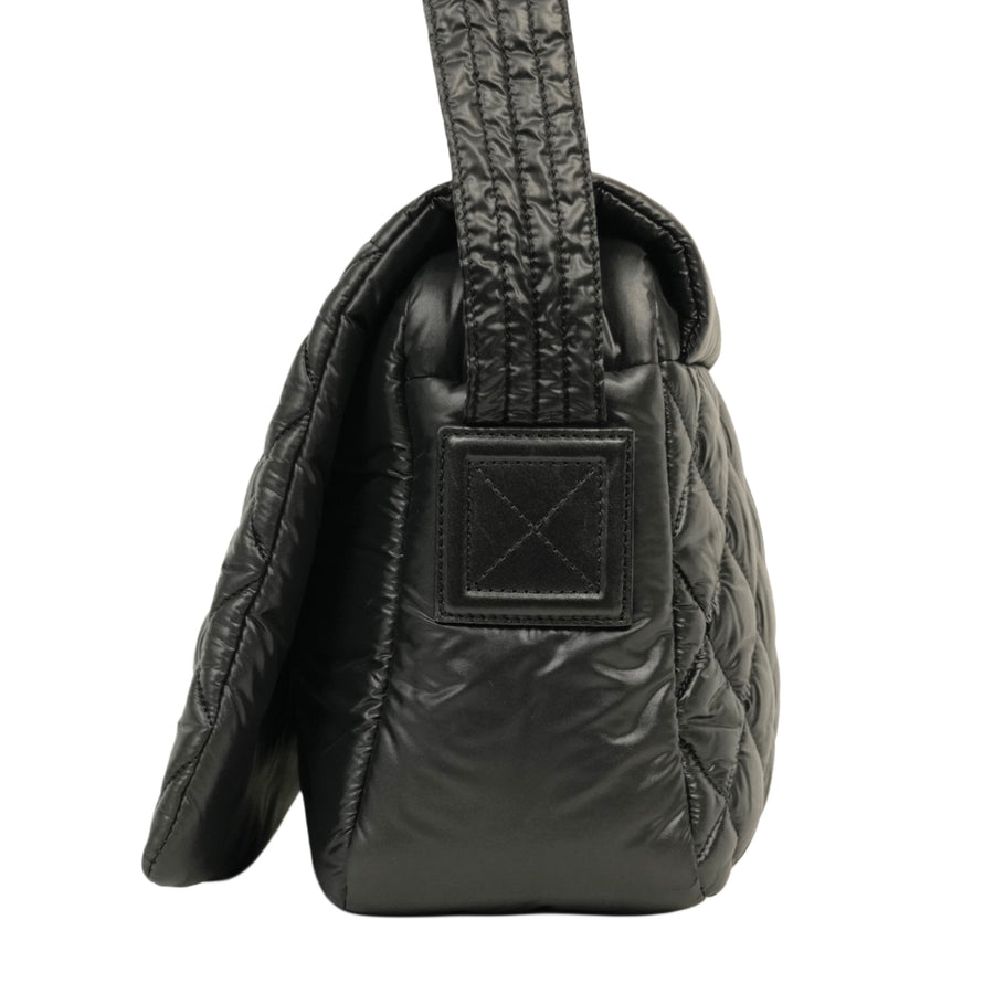 CHANEL 2009–2010 Matelassé Coco Cocoon Shoulder Bag