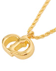 CHRISTIAN DIOR CD Logo Necklace