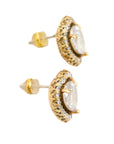 Vintage-Style Heart Alphabet Earrings