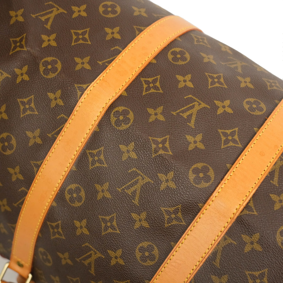 LOUIS VUITTON Monogram Keepall 55 Boston Handbag / Travel Bag M41424