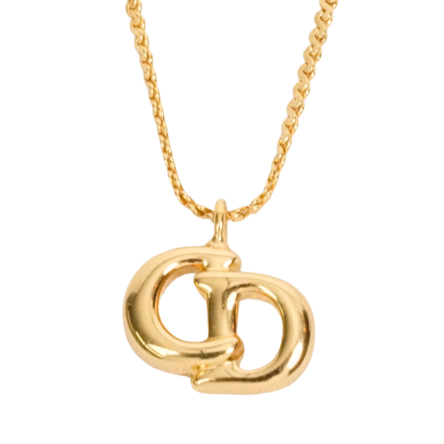 CHRISTIAN DIOR CD Logo Necklace