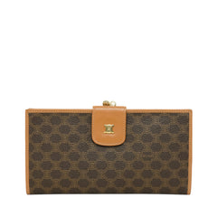 CELINE Macadam Kisslock Long Wallet