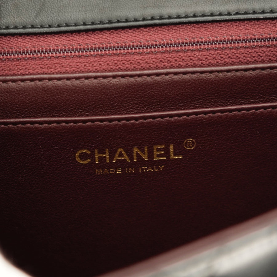 CHANEL Matelassé Chain Bicolor Shoulder Bag