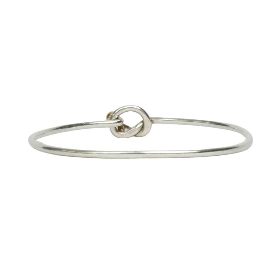TIFFANY & CO. SV925 K18YG Love Knot Bangle