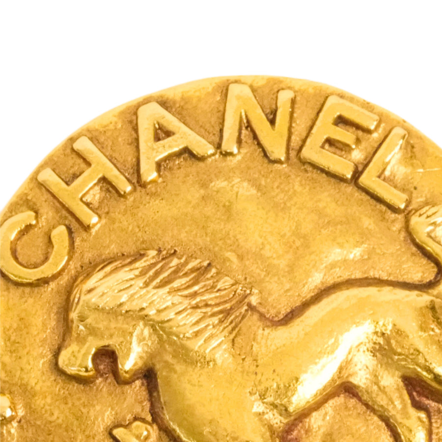 CHANEL Lion Coco Mark Brooch