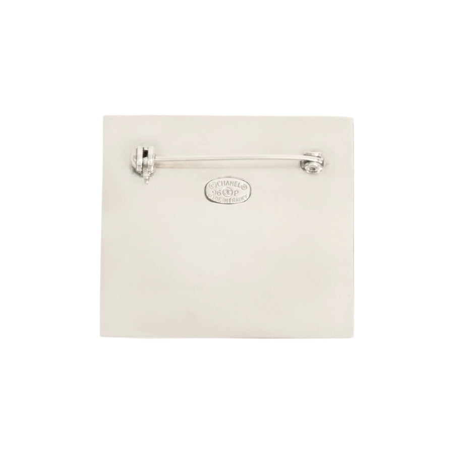 CHANEL Coco Mark Square Brooch