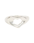TIFFANY & CO. SV925 Open Heart Ring