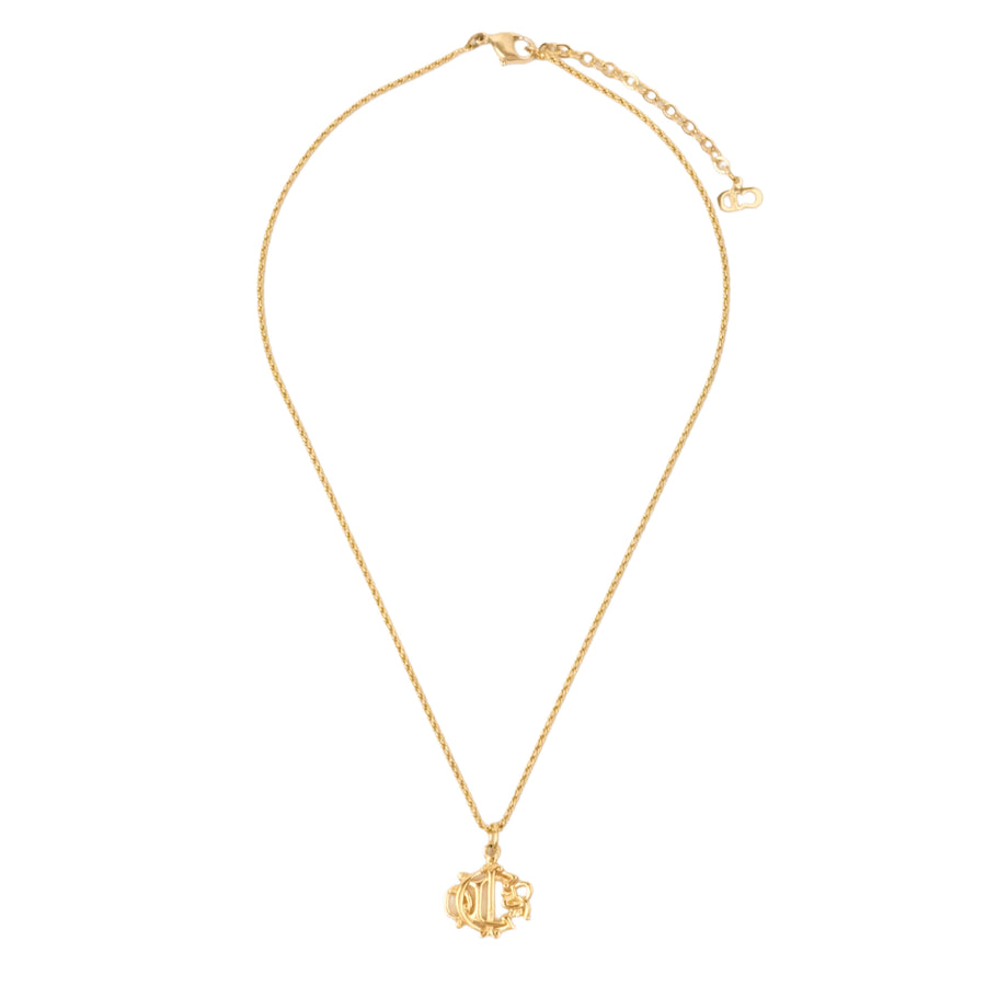 CHRISTIAN DIOR Emblem Necklace