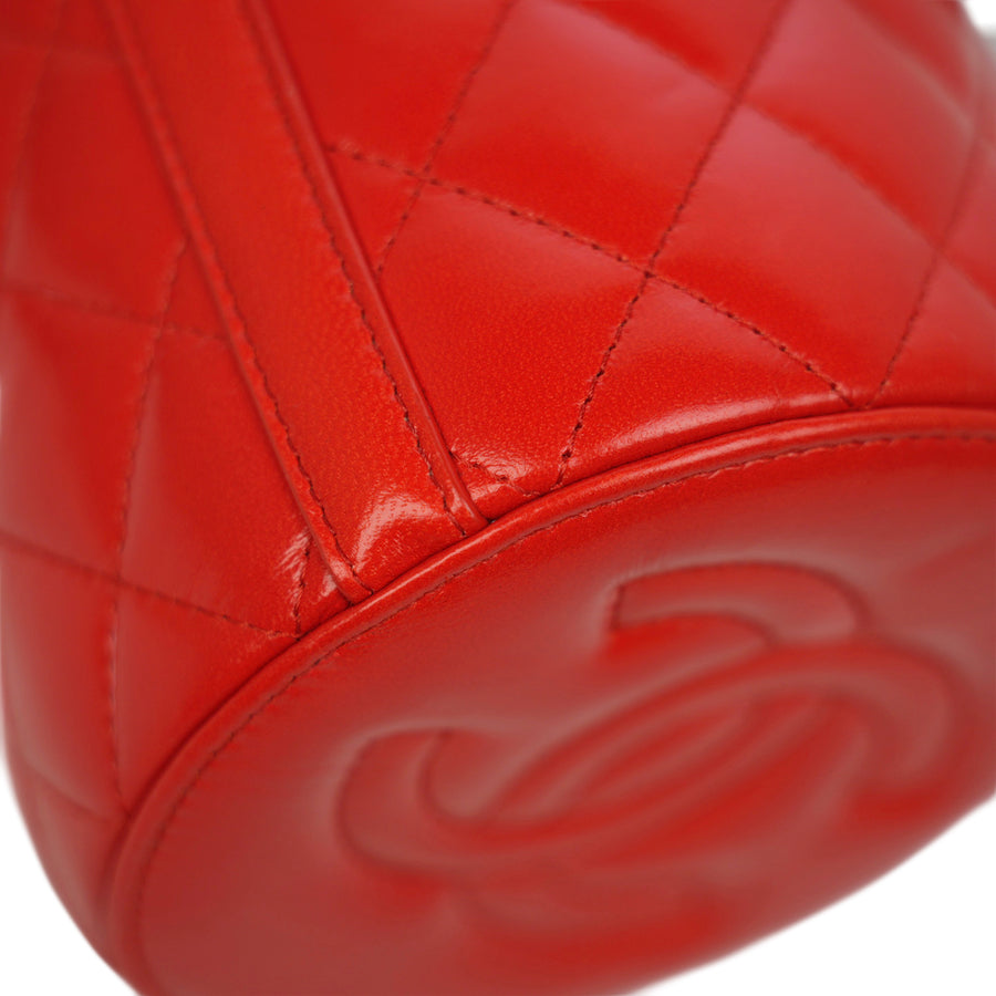 CHANEL Matelassé Lambskin Vanity Bag Handbag/Shoulder Bag