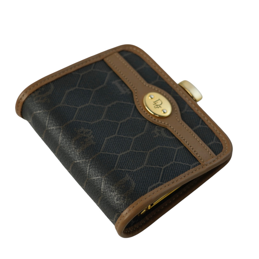 CHRISTIAN DIOR Honeycomb Frame Coin Purse