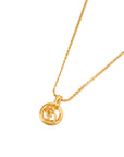 CHRISTIAN DIOR CD Logo Necklace