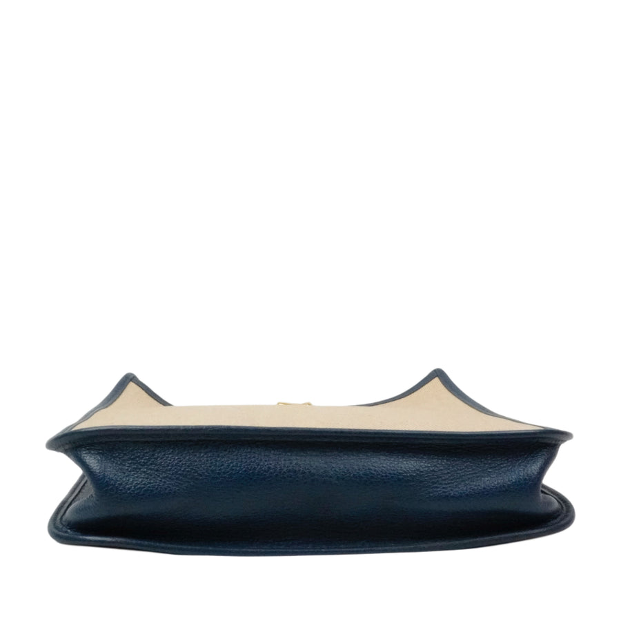 HERMES Vespa PM Canvas Shoulder Bag