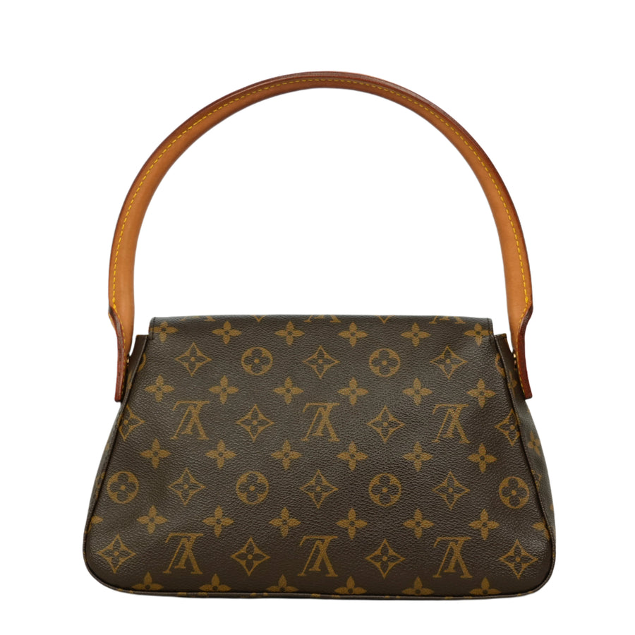 LOUIS VUITTON Monogram Mini Looping Handbag M51147