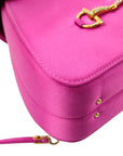 GUCCI Satin Mini Rucksack With Clasp Closure Backpack/Shoulder Bag