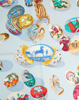 HERMES Carre 90 Couvee d'Hermes Hermes' Egg Scarf