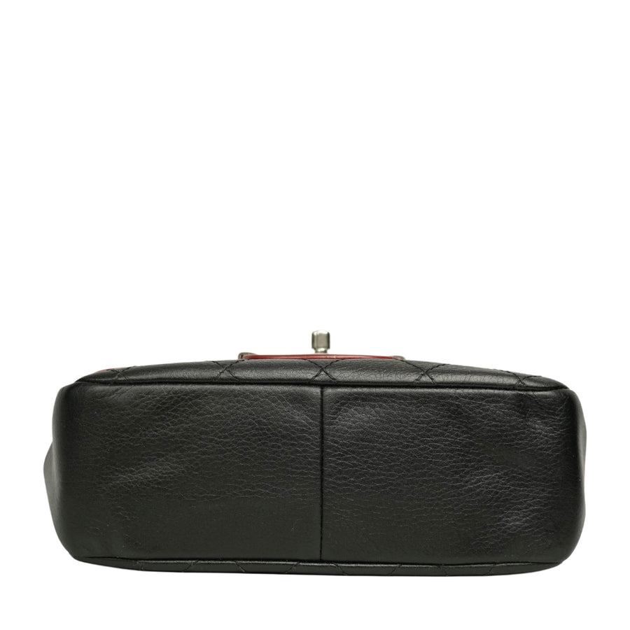 CHANEL Coco Mark Chain Aged Metal Hardware Handbag / Shoulder Bag