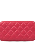 CHANEL Matelassé Chain Wallet/Mini Shoulder Bag 2Way