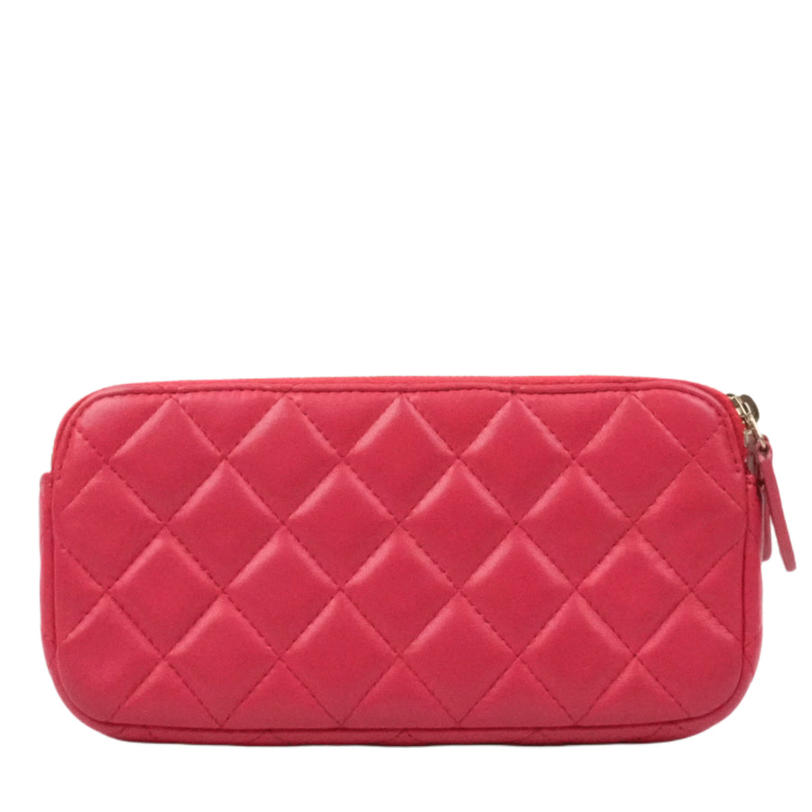 CHANEL Matelassé Chain Wallet/Mini Shoulder Bag 2Way